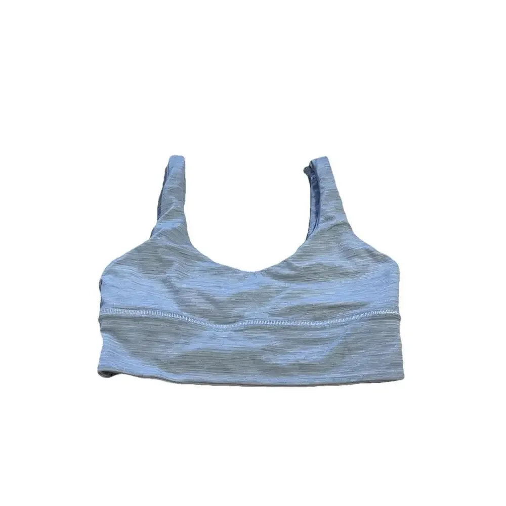 Lululemon Align Bra Size 6 Gray Light Support Nulu Yoga Sports H66‎